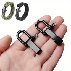 U Shaped Anchor Screw Pin Cord Bracelet Buckle