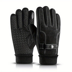 Men's Winter Riding Gloves Warm Touch Screen Sports Gloves