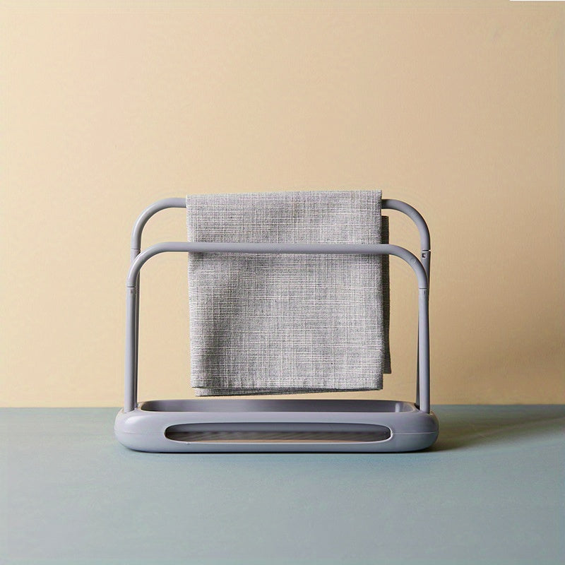 Double Layer Towel Rack for Drying Dishcloths with Drainage