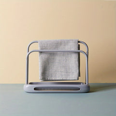Double Layer Towel Rack for Drying Dishcloths with Drainage