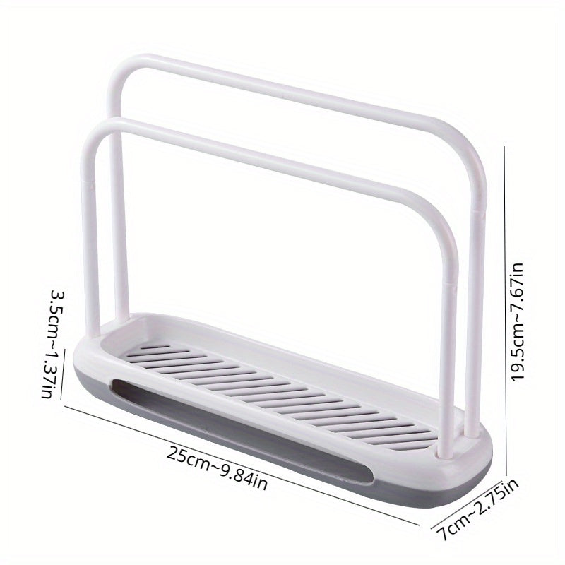 Double Layer Towel Rack for Drying Dishcloths with Drainage