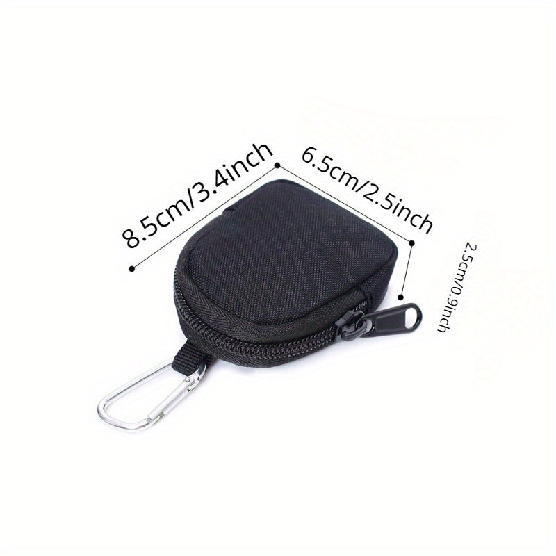 Tactical Round Wallet Small Earphone Bag for Outdoor Sports