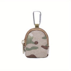 Tactical Round Wallet Small Earphone Bag for Outdoor Sports