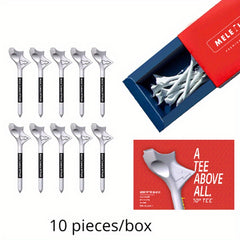 10 Degree Diagonal Insert Golf Tees with Rhombic Ball Holder