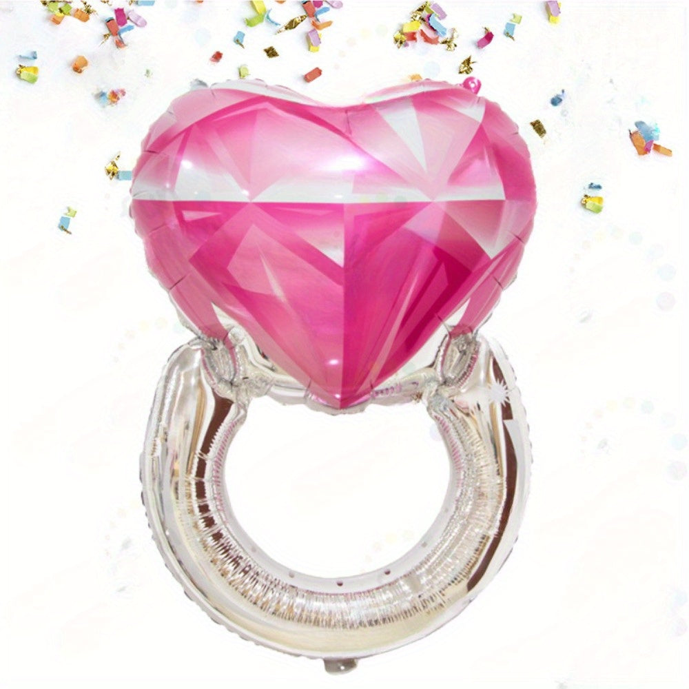 Pink Love Ring Balloon - Perfect for Confessions & Girlfriends
