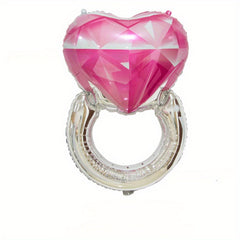 Pink Love Ring Balloon - Perfect for Confessions & Girlfriends
