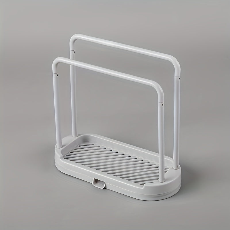 Kitchen Sponge Holder Dishcloth Hanger Sink Rack Organizer Stand