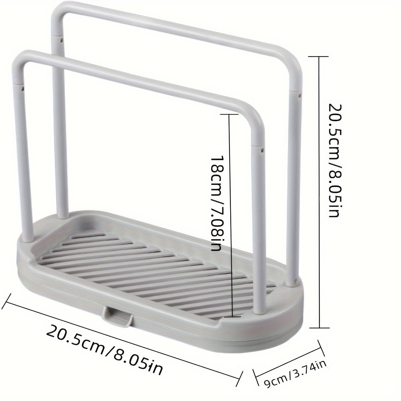 Kitchen Sponge Holder Dishcloth Hanger Sink Rack Organizer Stand