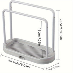 Kitchen Sponge Holder Dishcloth Hanger Sink Rack Organizer Stand