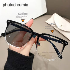Vintage Oval Glasses Light Blocking Spectacles