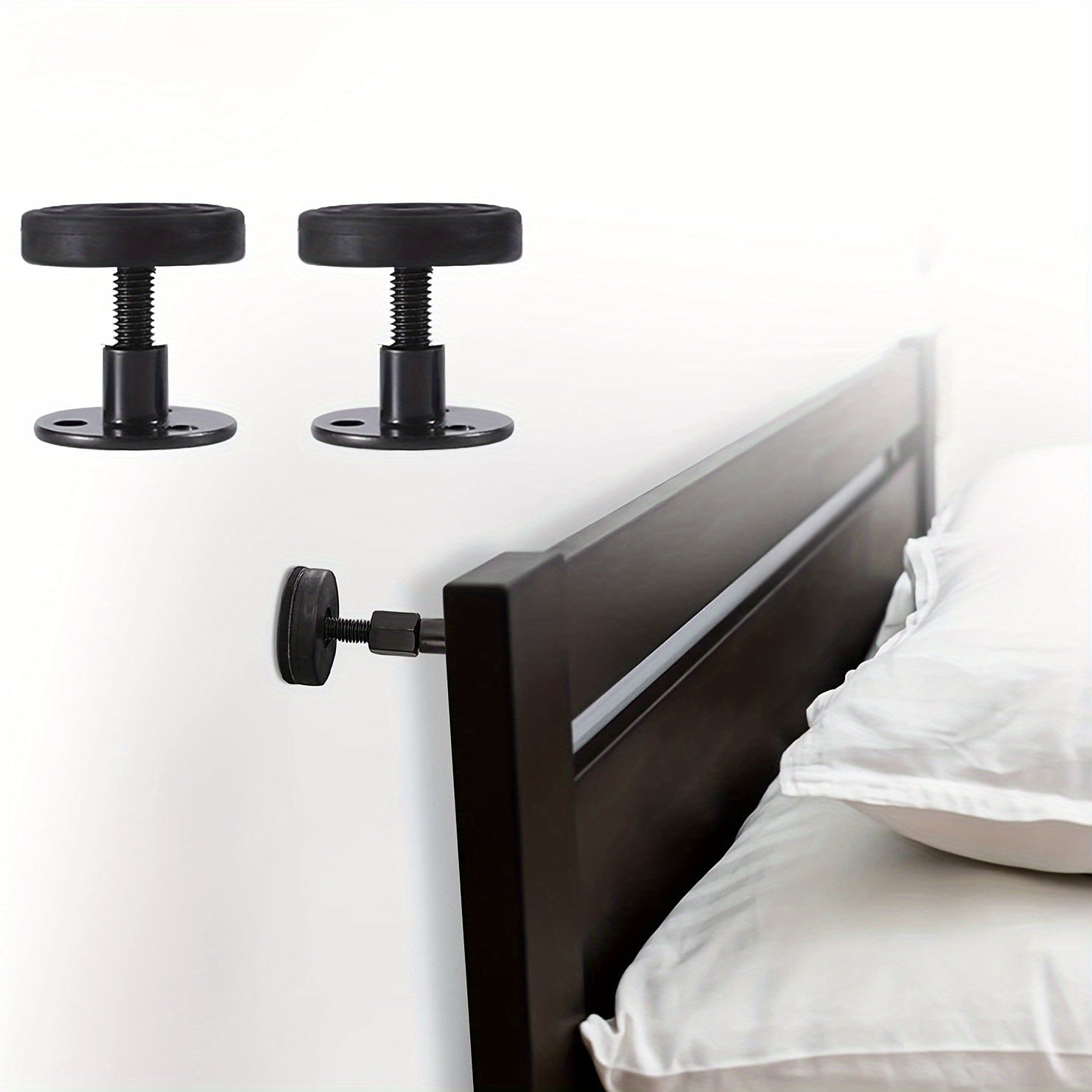 2pcs Bedstead Anti Shake Tool Headboard Cushion Plug Stabilizer Support