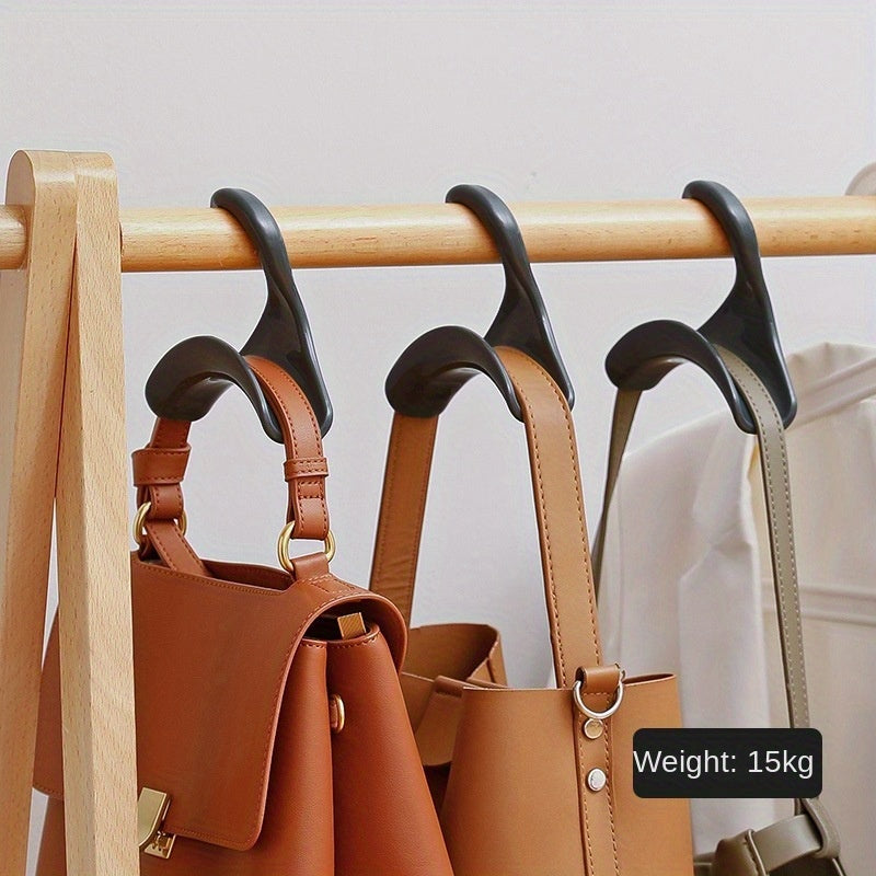 Set of 3 Arch Shaped Hanger Hooks for Bags and Hats