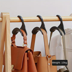 Set of 3 Arch Shaped Hanger Hooks for Bags and Hats