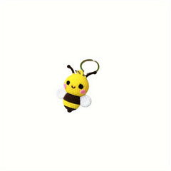 Cartoon Bee Keyring Bag Purse Backpack Ornament Pendant