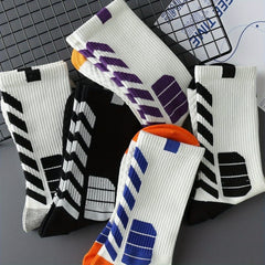 Men's Basketball Crew Socks - Moisture Wicking & Odor Resistant