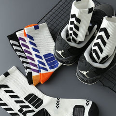 Men's Basketball Crew Socks - Moisture Wicking & Odor Resistant