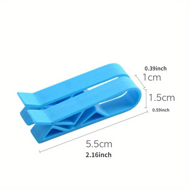 2pcs Waste Basket Can Fixation Clip Rubbish Bag Clips