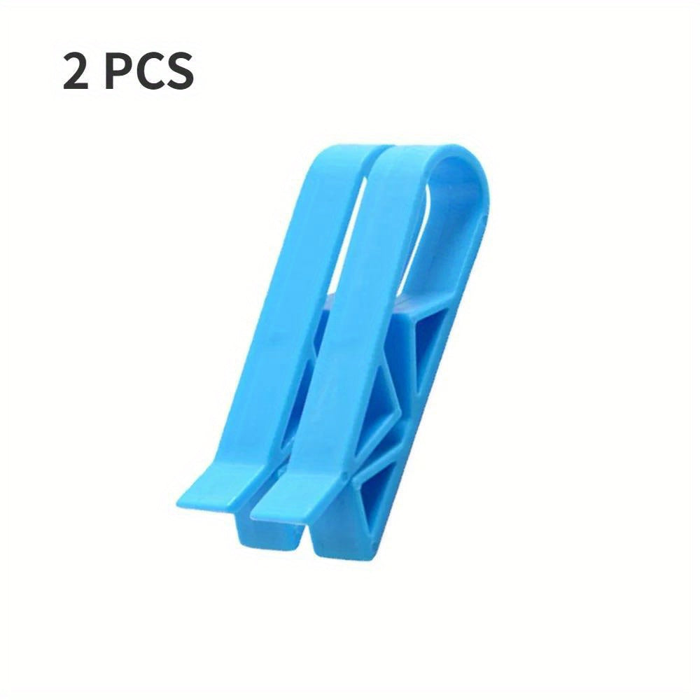 2pcs Waste Basket Can Fixation Clip Rubbish Bag Clips