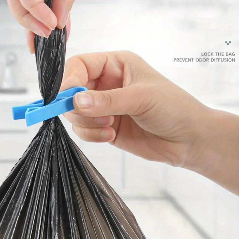 2pcs Waste Basket Can Fixation Clip Rubbish Bag Clips