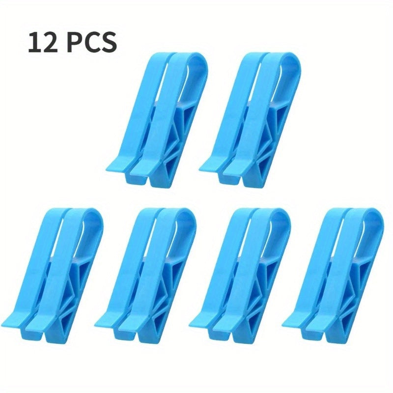 2pcs Waste Basket Can Fixation Clip Rubbish Bag Clips