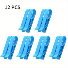 2pcs Waste Basket Can Fixation Clip Rubbish Bag Clips