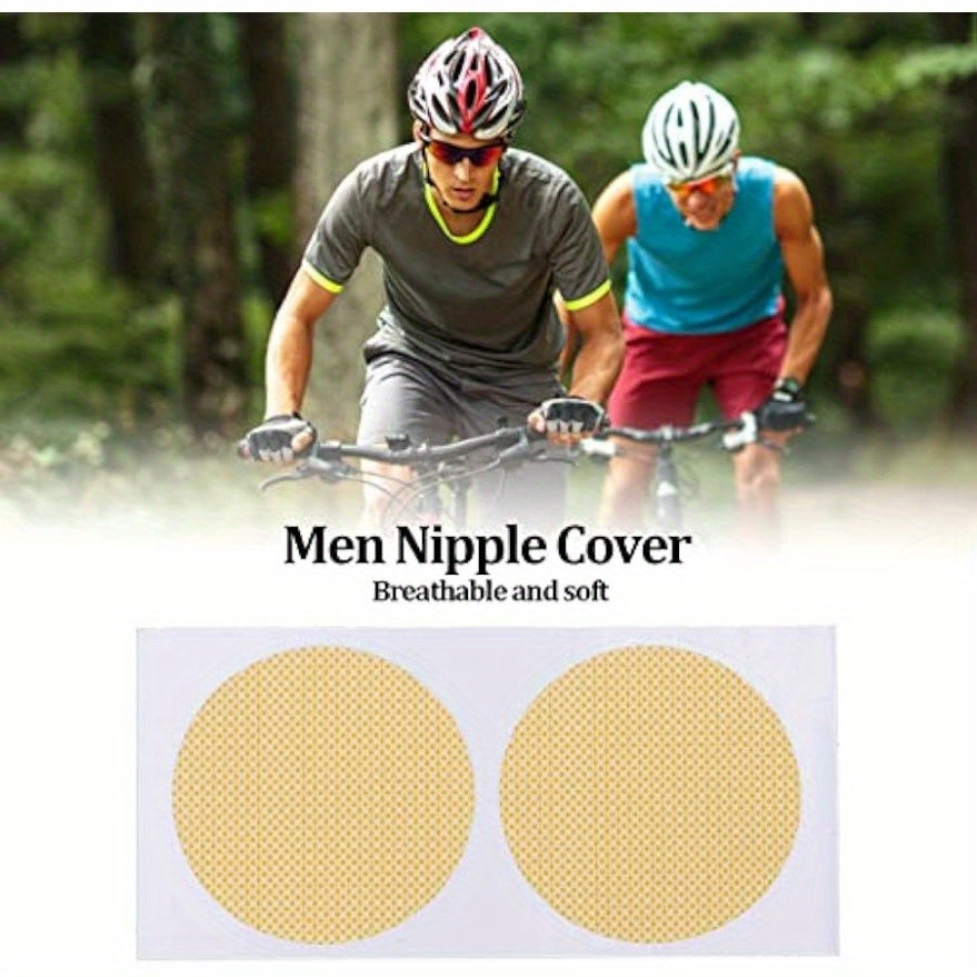 Men Nipple Patches Soft Breathable Anti Chafing Protection 50 Pairs