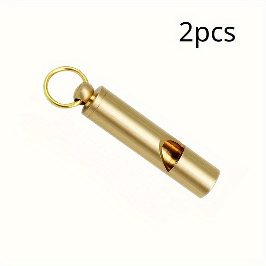 2pcs Survival Whistle Keychain Keyring Emergency Tool