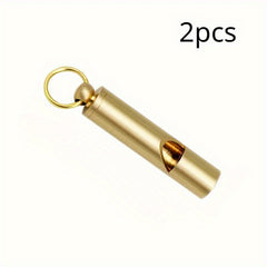 2pcs Survival Whistle Keychain Keyring Emergency Tool