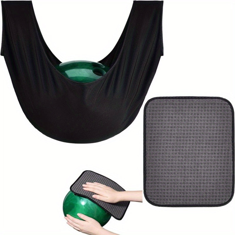 1pc Bowling Ball Cleaning Towel Non Slip Bowling Accessories