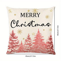 Christmas Cartoon Decorative Cushion Cover for Living Room Sofa