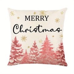 Christmas Cartoon Decorative Cushion Cover for Living Room Sofa