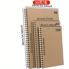 A4 8K A5 Sketch Book Thickened 160g Drawing Book