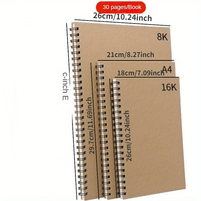 A4 8K A5 Sketch Book Thickened 160g Drawing Book
