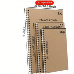 A4 8K A5 Sketch Book Thickened 160g Drawing Book