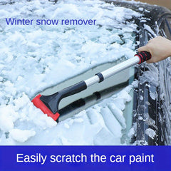 Aluminum Alloy Telescopic Snow Shovel Car Extended Snow Scraper