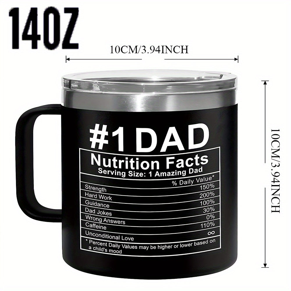 Insulated Stainless Steel Water Cup 14oz Leakproof Portable