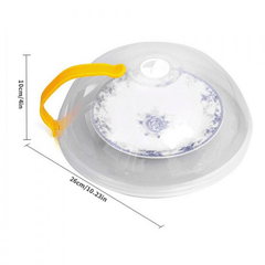 1pc Transparent Food Cover Microwave Heating Cover Kitchen Supplies
