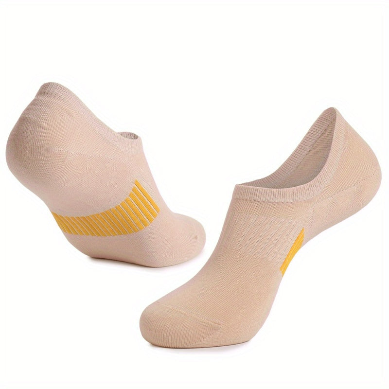 Sporty Invisible Boat Socks Anti Odor Breathable Anti Slip Running Socks