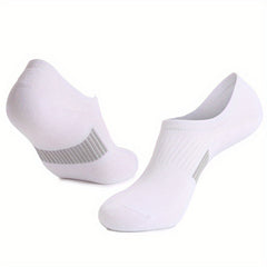 Sporty Invisible Boat Socks Anti Odor Breathable Anti Slip Running Socks