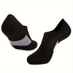 Sporty Invisible Boat Socks Anti Odor Breathable Anti Slip Running Socks