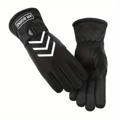 Winter Warm Riding Gloves Anti-Skid Waterproof Coldproof Skiing Gloves