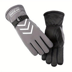 Winter Warm Riding Gloves Anti-Skid Waterproof Coldproof Skiing Gloves