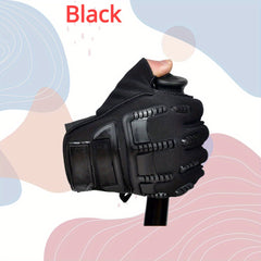 Men's Outdoor Cycling Gloves Anti Slip And Wear resistant Half Finger Gloves