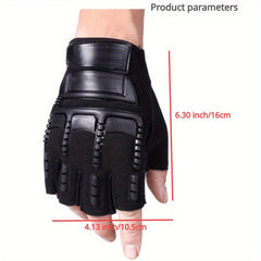 Men's Outdoor Cycling Gloves Anti Slip And Wear resistant Half Finger Gloves