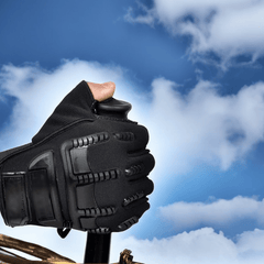 Men's Outdoor Cycling Gloves Anti Slip And Wear resistant Half Finger Gloves