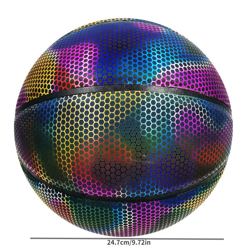 Reflective Basketball for Outdoor Training with Accessories