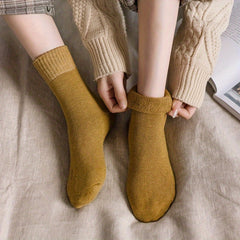 5 Pairs Winter Thick Socks Long Socks Warm Keeping Socks Sports