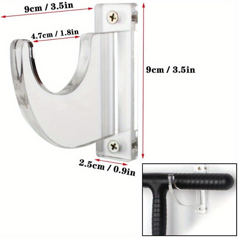 Stylish Sword Wall Mount with Adjustable Acrylic Hook