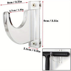 Stylish Sword Wall Mount with Adjustable Acrylic Hook