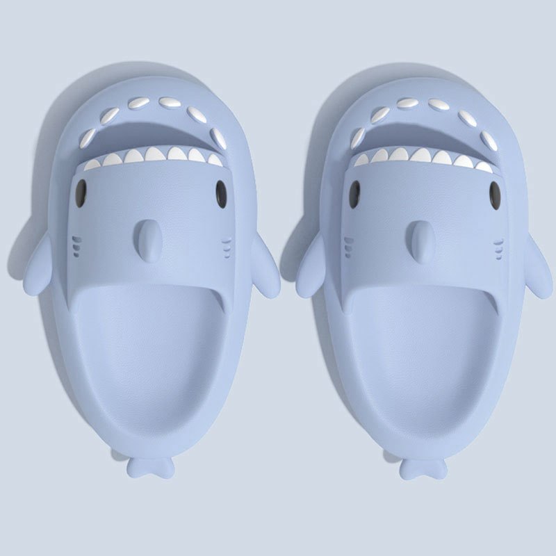 Women's Cartoon Shark Slippers Comfortable Open Toe Slide Sandals